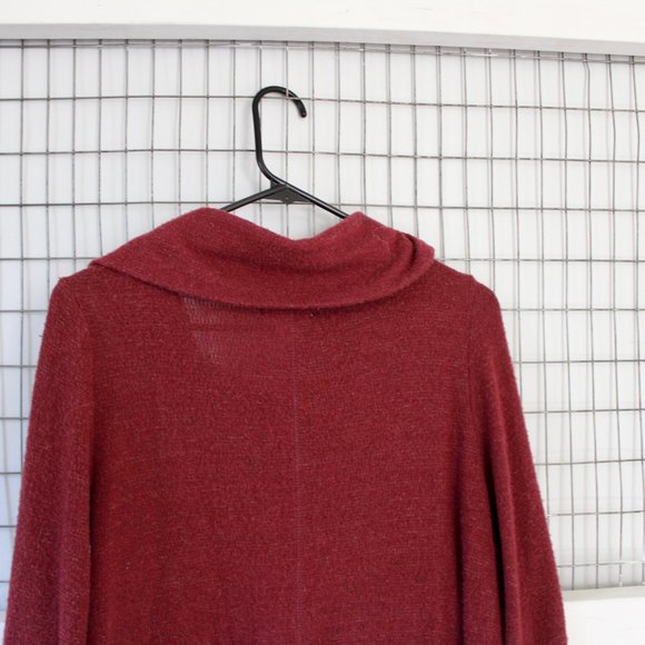 Maroon Mauve Flowy Sweater - Picture 7 of 7